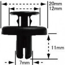Клипса крепежная TOYOTA LEXUS 90467-07215