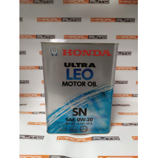 Масло моторное синтетическое HONDA Ultra LEO-SN 0W-20 08217-99974 (4L)