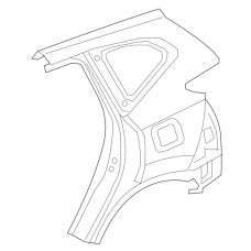 Крыло заднее левое HONDA CR-V 04646-TLA-A11ZZ