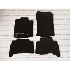 Коврики в салон текстильные черные TOYOTA LAND CRUISER PRADO 150(LC150) PZ410-J2353-FA