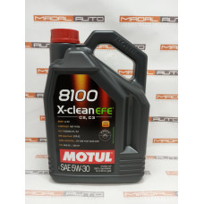 Масло моторное синтетическое MOTUL 8100 X-CLEAN EFE C2 C3 API SP 5W-30 (5L) 109471